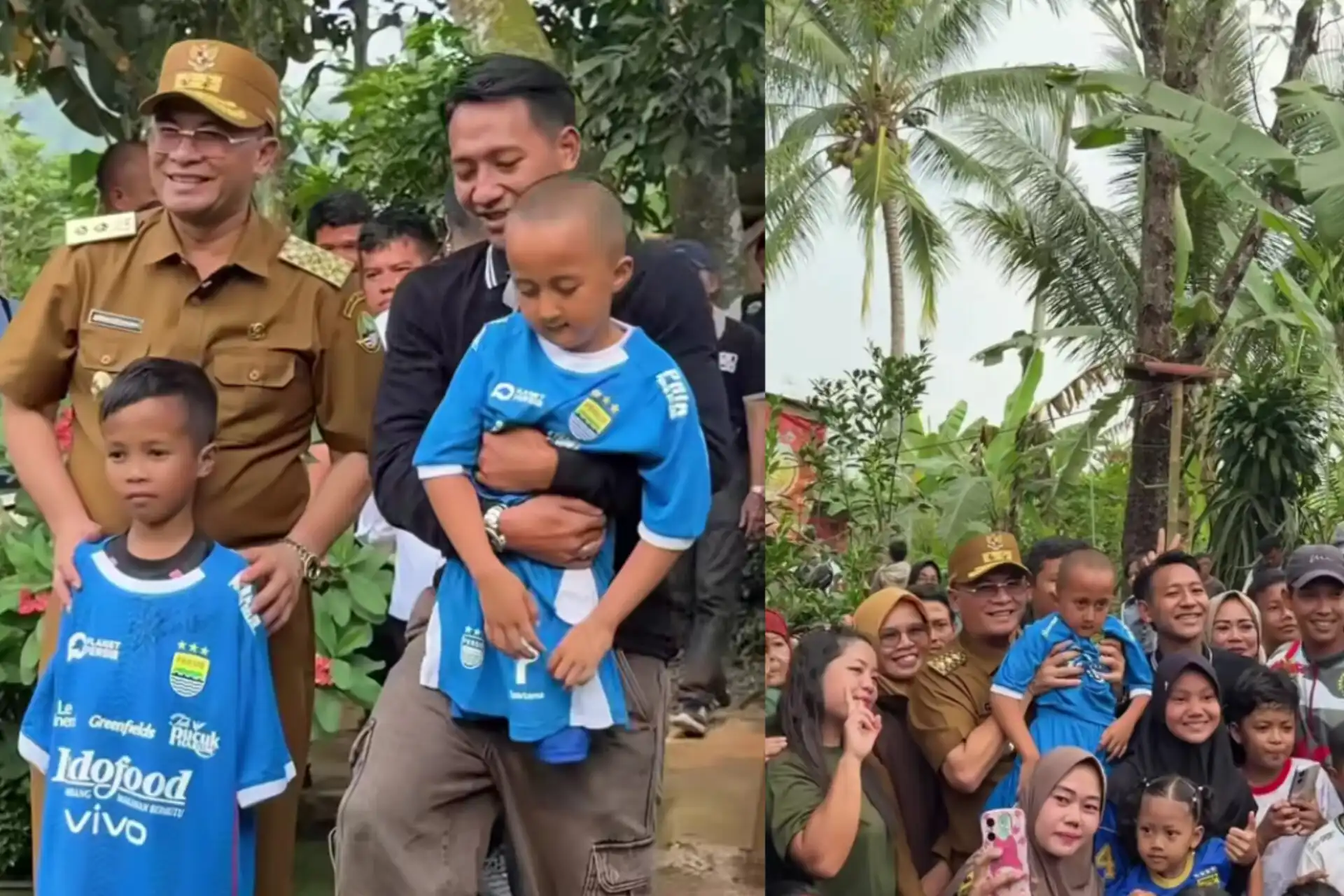 Beckham Putra dan Wagub Jabar Kunjungi Dua Anak Difabel di Bandung Barat: Main Bola Bareng, Tebar Semangat dan Inspirasi