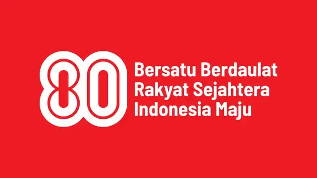 Logo HUT Ke-80 RI Resmi Diluncurkan Presiden Prabowo Subianto
