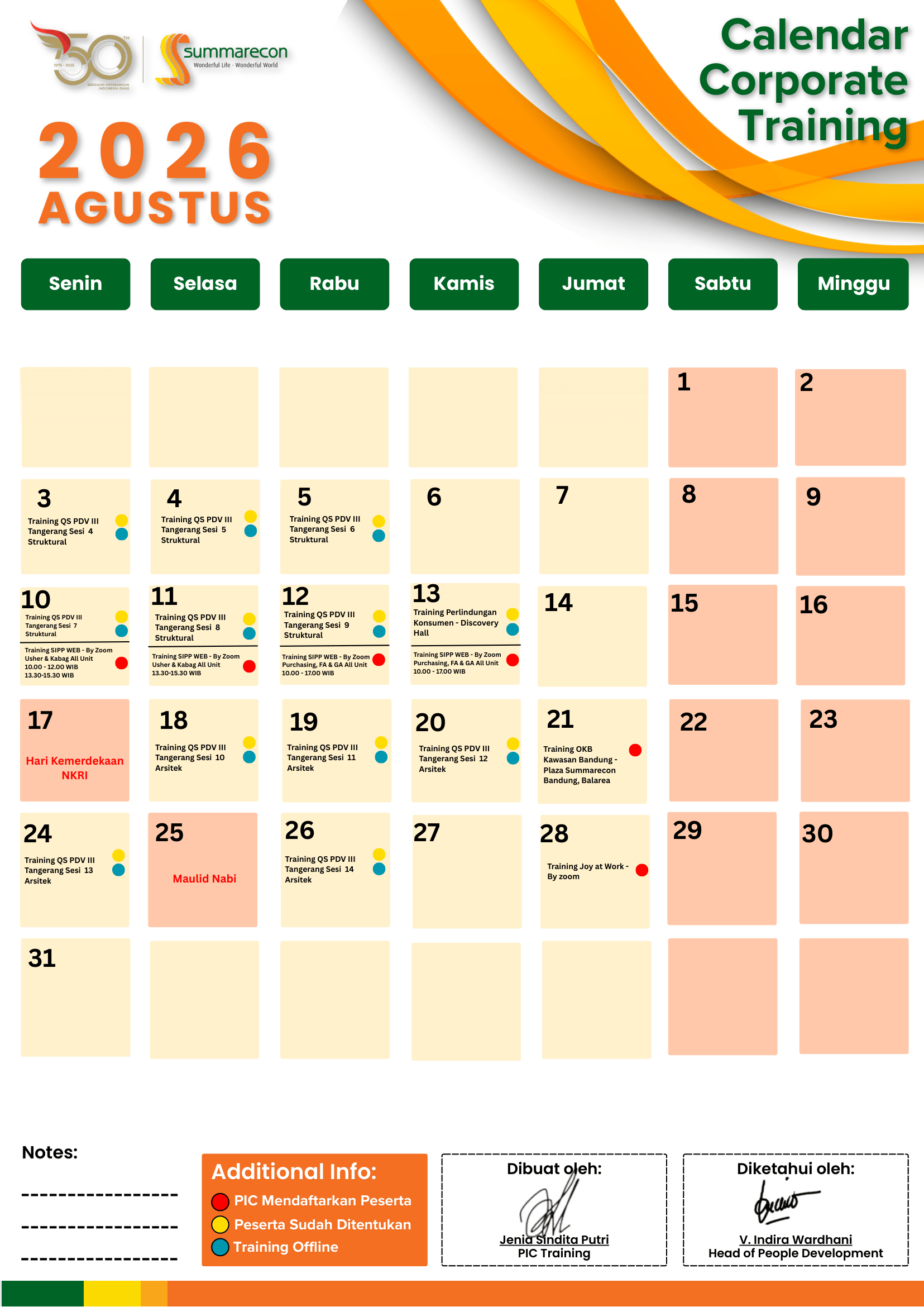 Kalender Juni