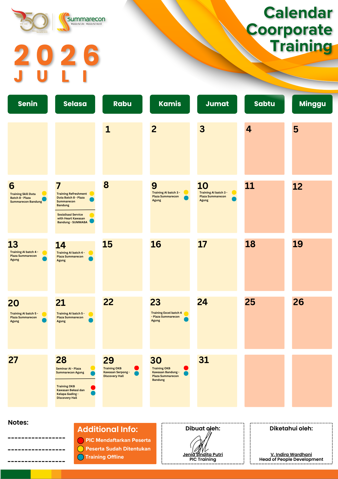 Kalender Juni