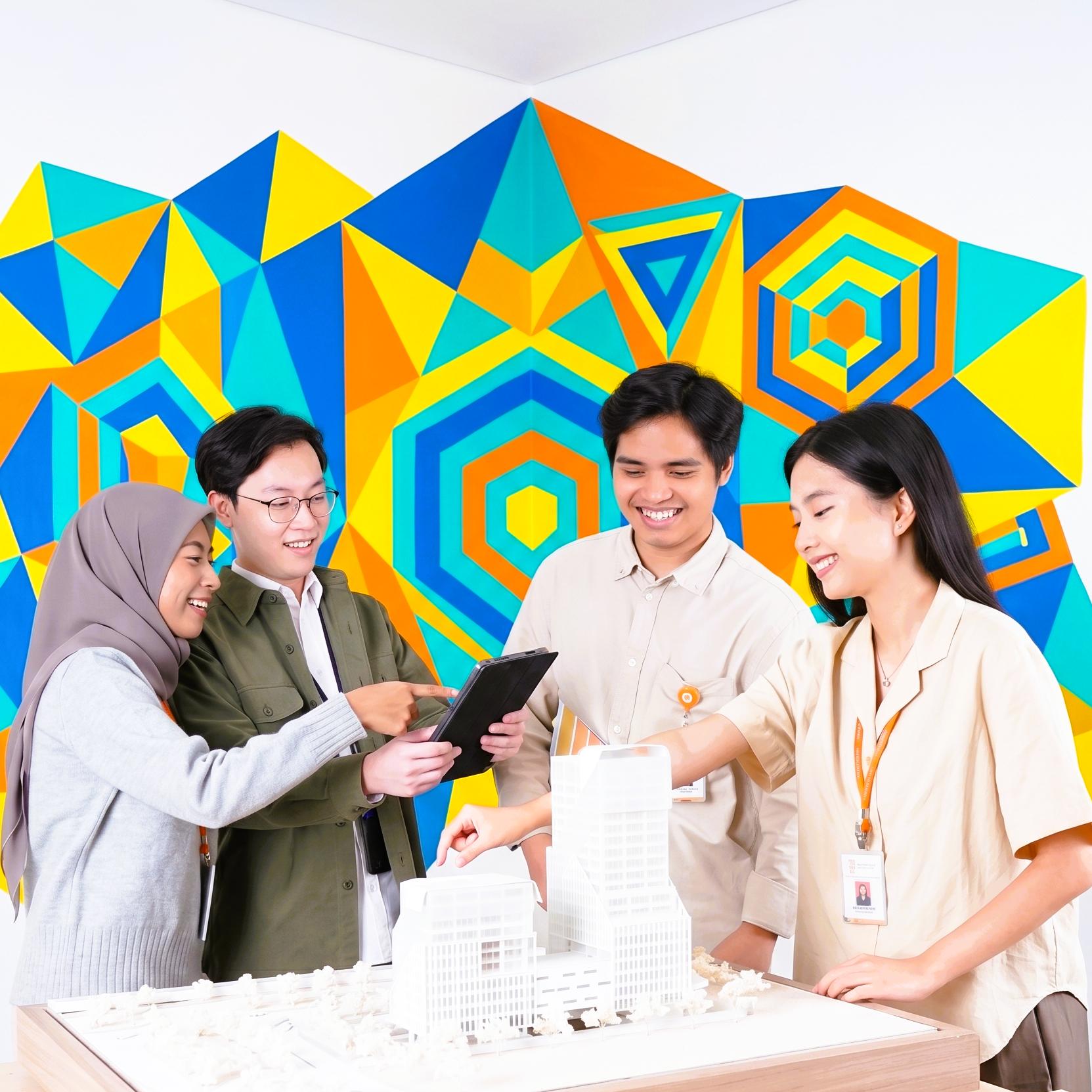 Team working together