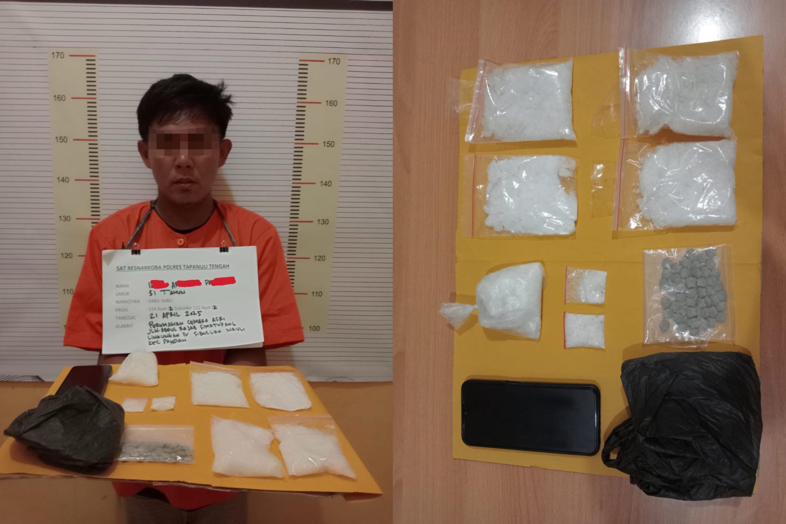 Polres Tapteng Tangkap Pengedar Narkotika Jenis Sabu dan Ekstasi di Sibuluan Nauli Polres Tapteng Tangkap Pengedar Narkotika Jenis Sabu dan Ekstasi di Sibuluan Nauli