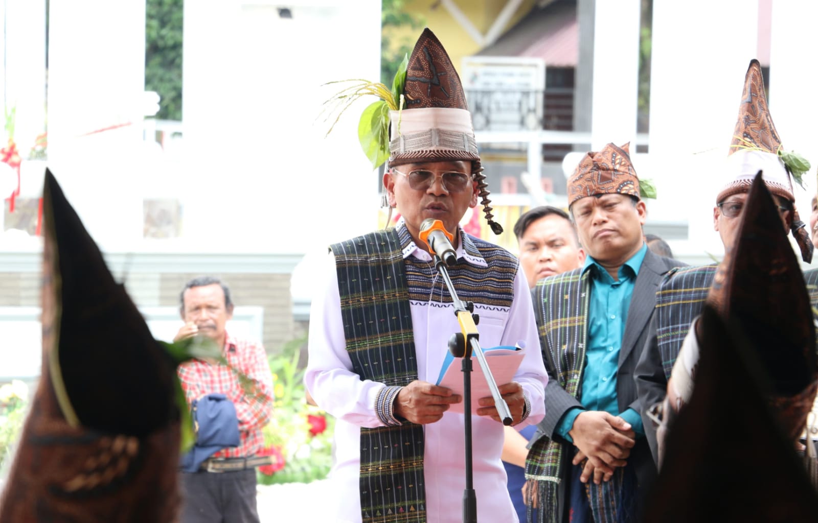 Bupati Simalungun Anton Achmad Saragih Hadiri Peresmian Monumen Raja Sang Naualuh Damanik