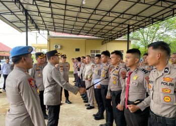 Operasi Gaktiplin, Kapolres Tapteng Cek Kerapian Personil