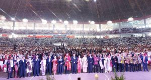 Ribuan Jemaat Hadiri Paskah Raya HKBP, Sejumlah Pejabat Turut Hadir