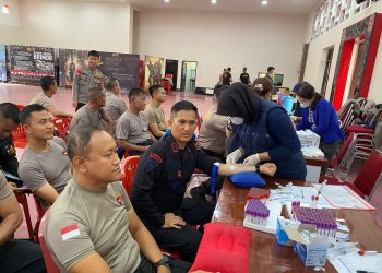 116 Personil Sat Brimob Polda Sumut Ikuti Pemeriksaan Kesehatan Berkala