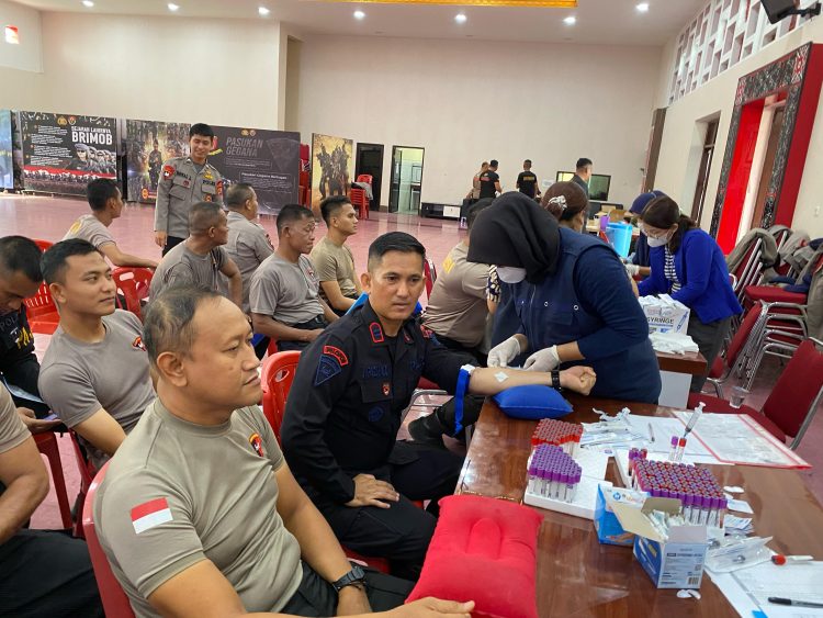 116 Personil Sat Brimob Polda Sumut Ikuti Pemeriksaan Kesehatan Berkala