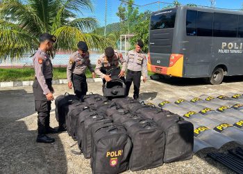 Polres Tapteng Siapkan Peralatan Pengendalian Massa Di Mayday