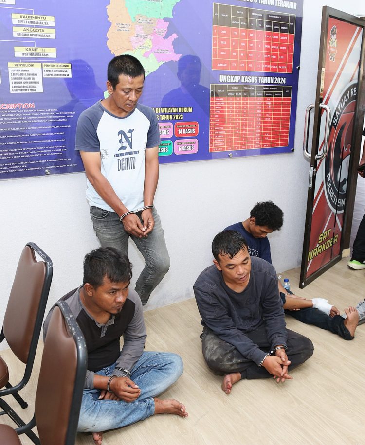Ditresnarkoba Polda Sumut Tangkap Pengedar Sabu Dari Kawasan Rel Kereta Api Siantar