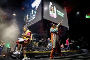 Puncak Hari Jadi Ke-154, Wali Kota Pematangsiantar Wesly Silalahi SH MKn bersama Unsur Forkopimda Menyaksikan Konser di Lapangan Adam Malik