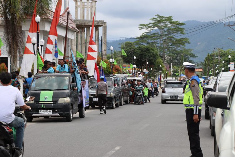 Kapolres Tapanuli Tengah Pantau Pengamanan Mayday, Kegiatan Berjalan Kondusif