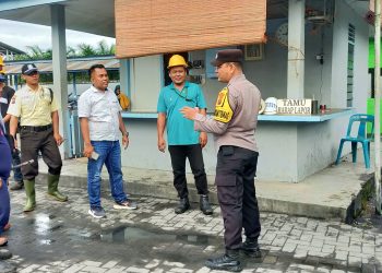 Bhabinkamtibmas Silinda Aktif Jaga Harkamtibmas di Momen Mayday Hari Buruh