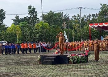 Plt Bupati Way Kanan Pimpin Upacara Peringatan Hari Pendidikan Nasional dan Acara Gebyar-gebyar Tahun 2025