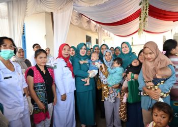 Wakil Ketua TP PKK Kabupaten Ikuti Launching Pekan Imunisasi Dunia