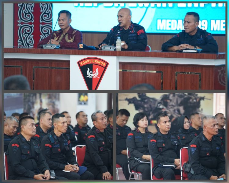 Dansat Brimob Polda Sumut Pimpin Kegiatan Hipnoterapi, Tingkatkan Fokus dan Mental Personel 