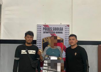Personil Polres Sibolga Amankan Dua Jukir Liar