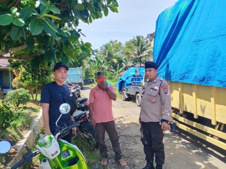 Pungli Parkir Betor Di Pasar, Premanisme Warga Lumut Diamankan Polsek Sibabangun