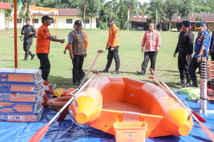 Wali Kota Pematangsiantar Diwakili Sekda Junaedi Sitanggang Menghadiri Gladi Kesiapsiagaan Bencana Kota Pematangsiantar Tahun 2025