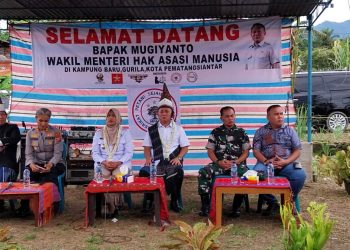 Wali Kota Pematangsiantar Diwakili Wakil Wali Kota Herlina Menghadiri Acara Public Hearing Wamen HAM Mugiyanto Sipin Dengan Para Petani Pejuang Reformasi Agraria 