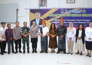 Wali Kota Pematangsiantar Wesly Silalahi  Diwakili Herlina Menghadiri Kuliah Umum oleh Wamen HAM di Kampus USI
