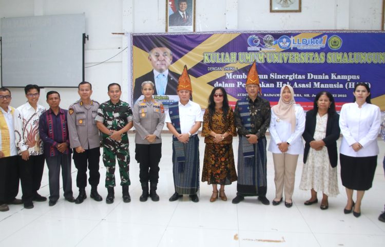 Wali Kota Pematangsiantar Wesly Silalahi  Diwakili Herlina Menghadiri Kuliah Umum oleh Wamen HAM di Kampus USI