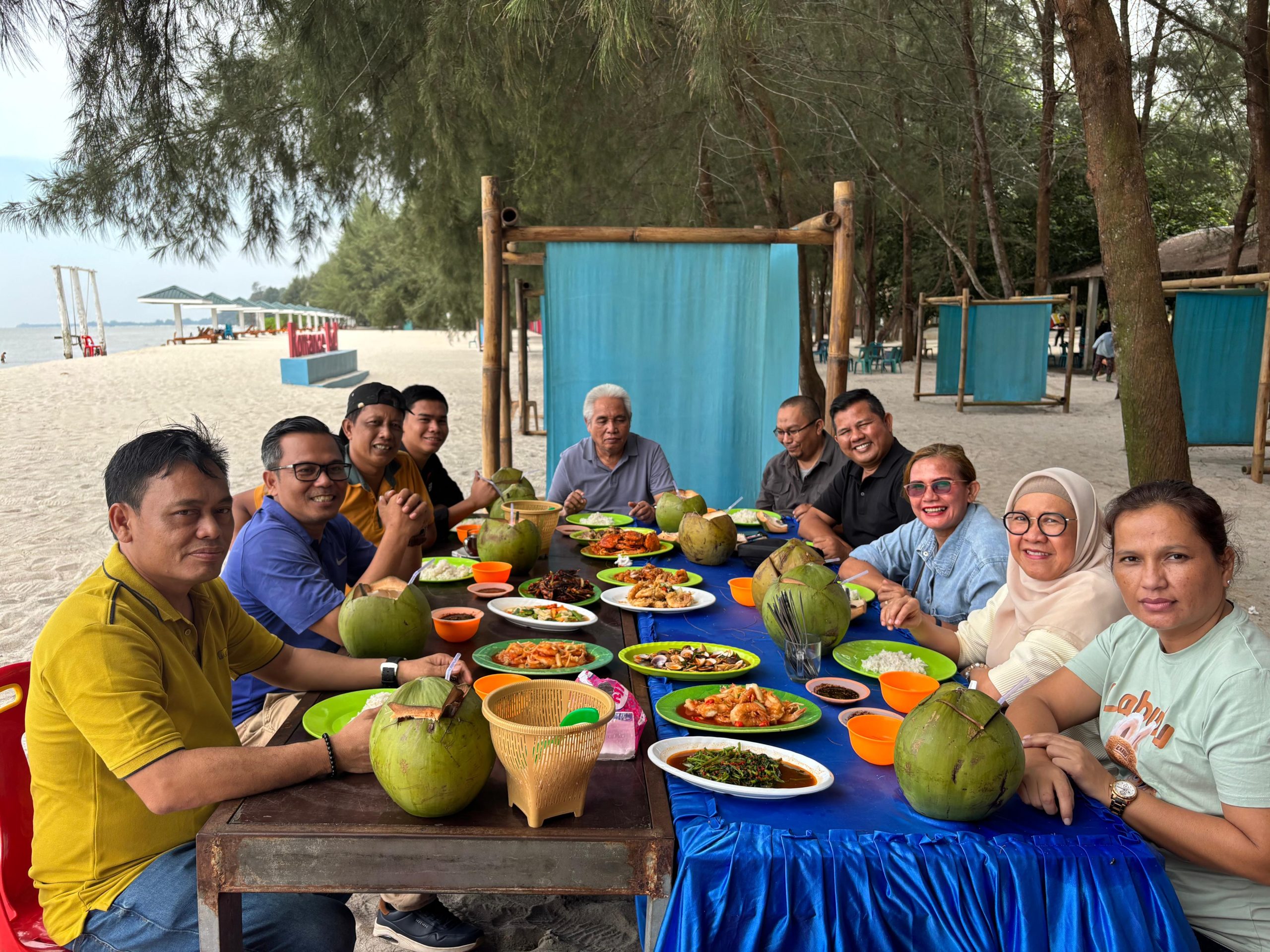 Saat Kunjungi Pantai Romantis, Ketua SMSI Sumut Minta Zuhari Evaluasi Kepengurusan Serdang Bedagai