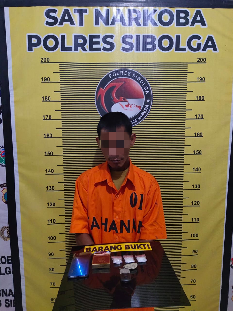 Tim Reskrim Polsek Sibolga Sambas Amankan Tersangka Pemilik Narkoba