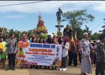 Masyarakat Kampung Sriwijaya Gelar Tradisi Bersi Desa yang Bertema Sirab Budaya  MBoyong Mbok Sri Tasyakuran Panen & Marti Dusun  Gemah Ripah  Loh jinawi Toto Titi Tentrem Kerto Raharjo