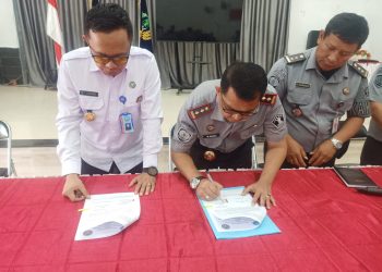 BNN Kota Binjai Tandatangani Perjanjian Kerjasama, 84 Pegawai Lapas Negatif Narkoba