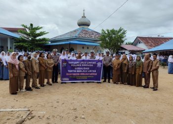 Police Goes To School, Satuan Lalu Lintas Polres Sibolga Berikan Himbauan Tertib Berlalu Lintas Di SMAN 3 Sibolga