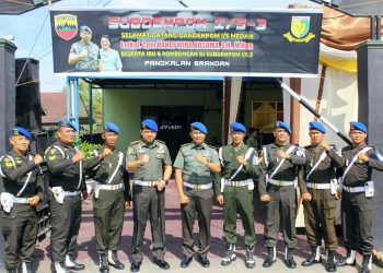 Dandenpom I/5 Medan: Sinergitas TNI-Polri dan Masyarakat Jadi Kunci Pertahanan Keamanan di Langkat