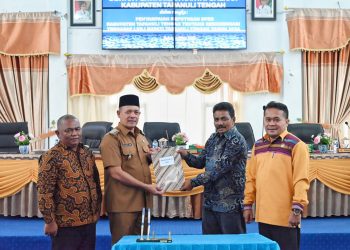 Pemerintah Kabupaten Tapanuli Tengah Terima Rekomendasi LKPJ Bupati Tapanuli Tengah Tahun 2024