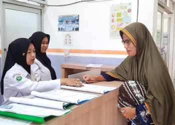Puskesmas Singgabur Kecamatan Sitellu Tali Urang Julu Gelar Pemeriksaan IVA Test