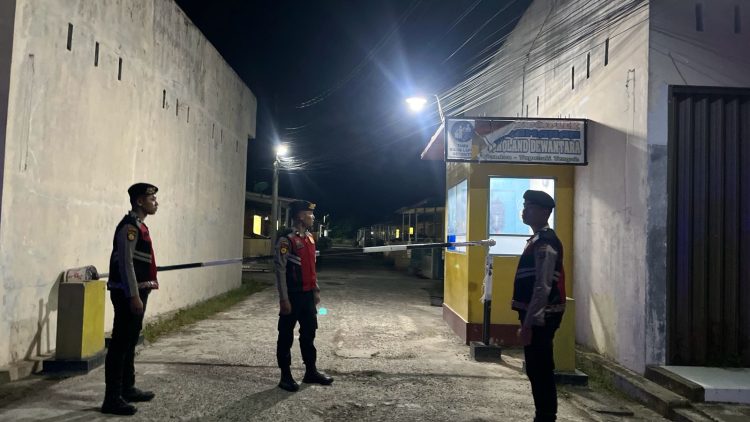 Polres Tapanuli Tengah Patroli Malam Cegah Premanisme
