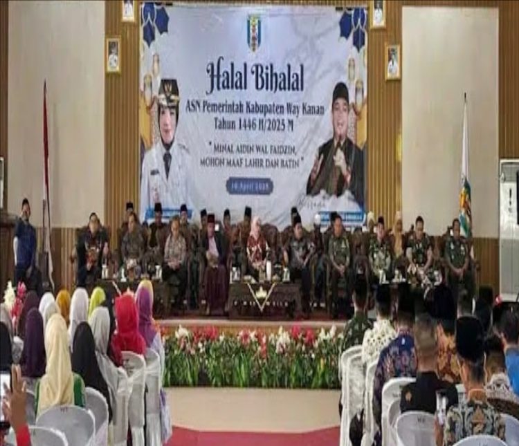 Pemkab Way Kanan Adakan Halal Bihalal 1446 H