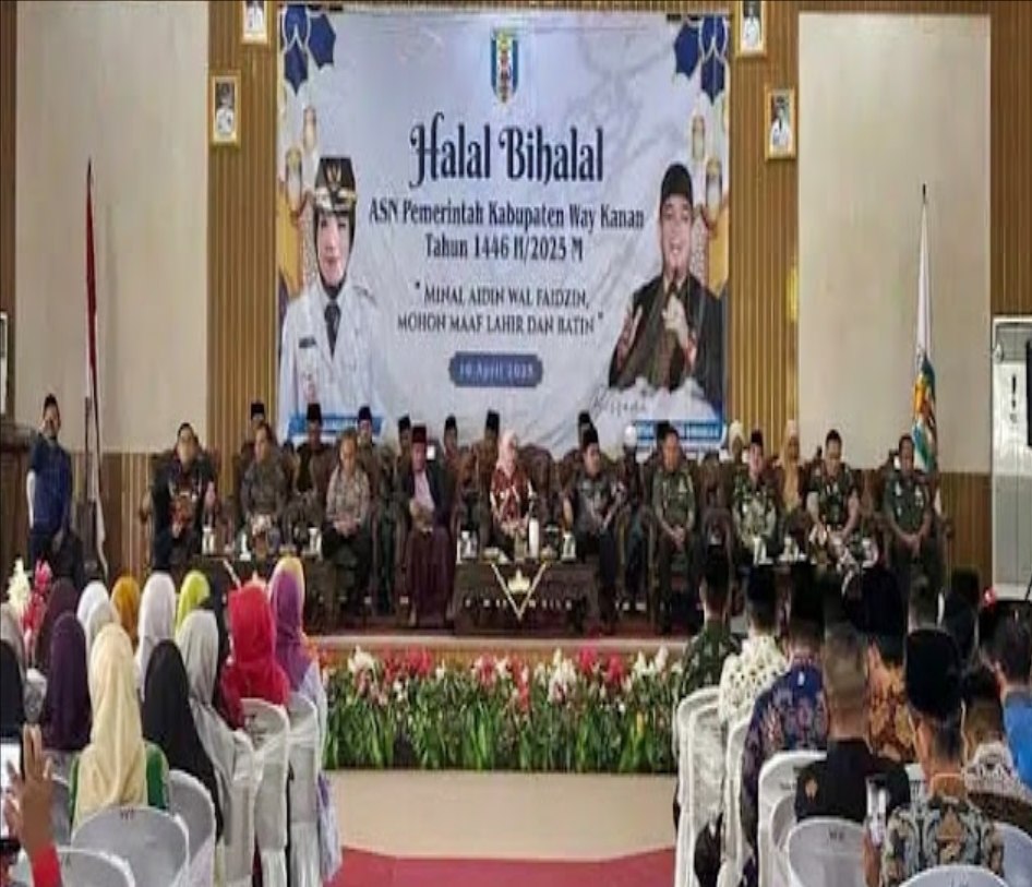 Pemkab Way Kanan Adakan Halal Bihalal 1446 H