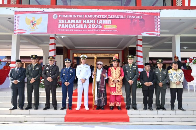 Bertindak Selaku Pembina Hari Lahir Pancasila, Bupati Tapanuli Tengah : Pancasila Harus Benar-benar Hadir di Tapanuli Tengah