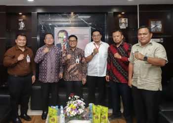 Wali Kota Pematangsiantar Wesly Silalahi bersama Kepala Bank Sumut Cabang Pematangsiantar Dan Pimpinan OPD bertemu Dirut PT Bank Sumut 