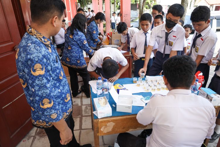 Cegah dan Tanggulangi Penyalahgunaan Narkoba, Tes Urine di Satuan Pendidikan Kota Pematangsiantar Digelar