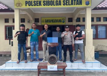 Tim Opsnal Reskrim Polsek Sibolga Selatan Tangkap Pelaku Curat Roda Angin Mesin Kapal