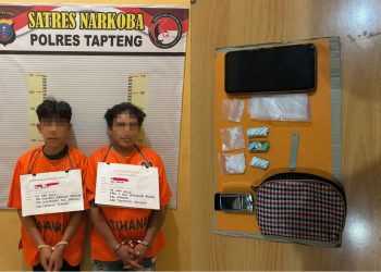 2 Pengedar Sabu dan Ganja dari Kalangan Berhasil Diciduk Sat Narkoba Polres Tapteng