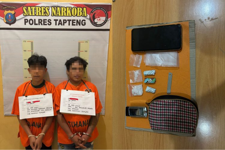 2 Pengedar Sabu dan Ganja dari Kalangan Berhasil Diciduk Sat Narkoba Polres Tapteng