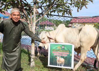Rayakan Idul Adha 1446 H, Polres Tapteng Sembelih 7 Ekor Hewan Kurban