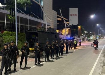 Brimob Polda Sumut Hadir Menyapa Kota, 85 Personel Bergerak Jaga Keamanan Medan–Belawan
