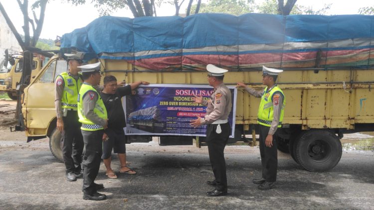 Sat Lantas Polres Sibolga Laksanakan Sosialisasi Overload Dan Overdensi