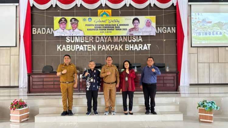 Pemkab Pakpak Bharat Gelar Sosialisasi dan Advokasi Bidang Pendidikan PAUD