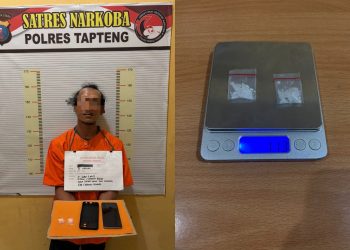 Sat Narkoba Polres Tapteng Kembali Ringkus Warga Kolang Penyalahgunaan Narkotika Jenis Sabu