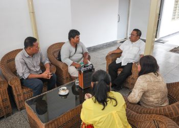 Wali Kota Pematangsiantar Wesly Silalahi Mengundang Pria Pengamen Tuna Netra Ke Rumah Dinas Wali Kota