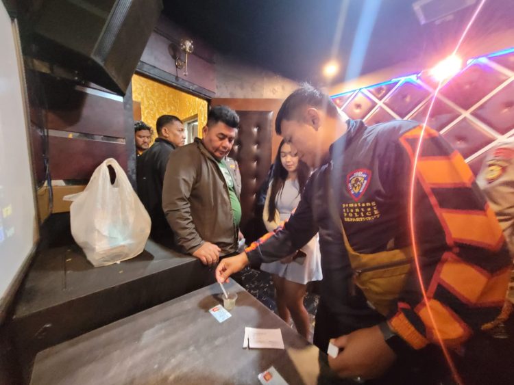 Polres Pematangsiantar Razia THM, 2 Wanita Positif Narkoba Diamankan