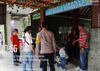 Antisipasi 3C dan Premanisme, Polsek Siantar Barat Patroli Sambangi Warga